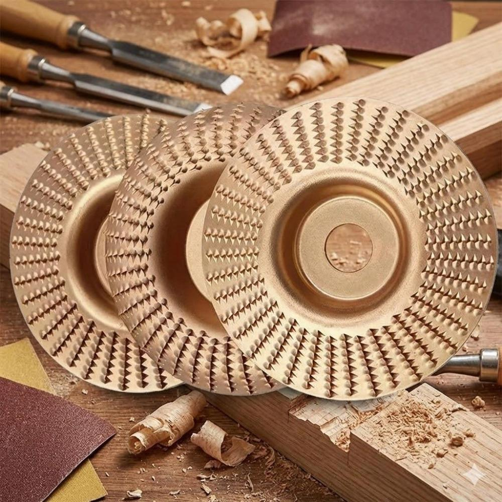 🪵Wood Carving Disc Set for Angle Grinder, Grinding & Shaping Wheel for Wood Cutting, Durable Grinder Attachment Set-XLB