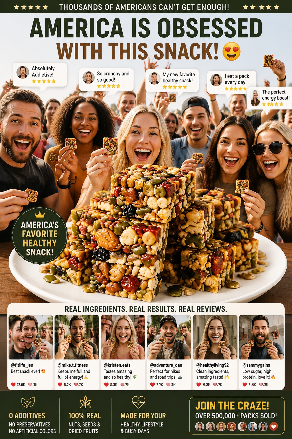 The Original Artisan Mixed Nut Pie A Delicious Blend Of 9 Premium Nuts & Fruits With Zero Added Sugar.-OKL