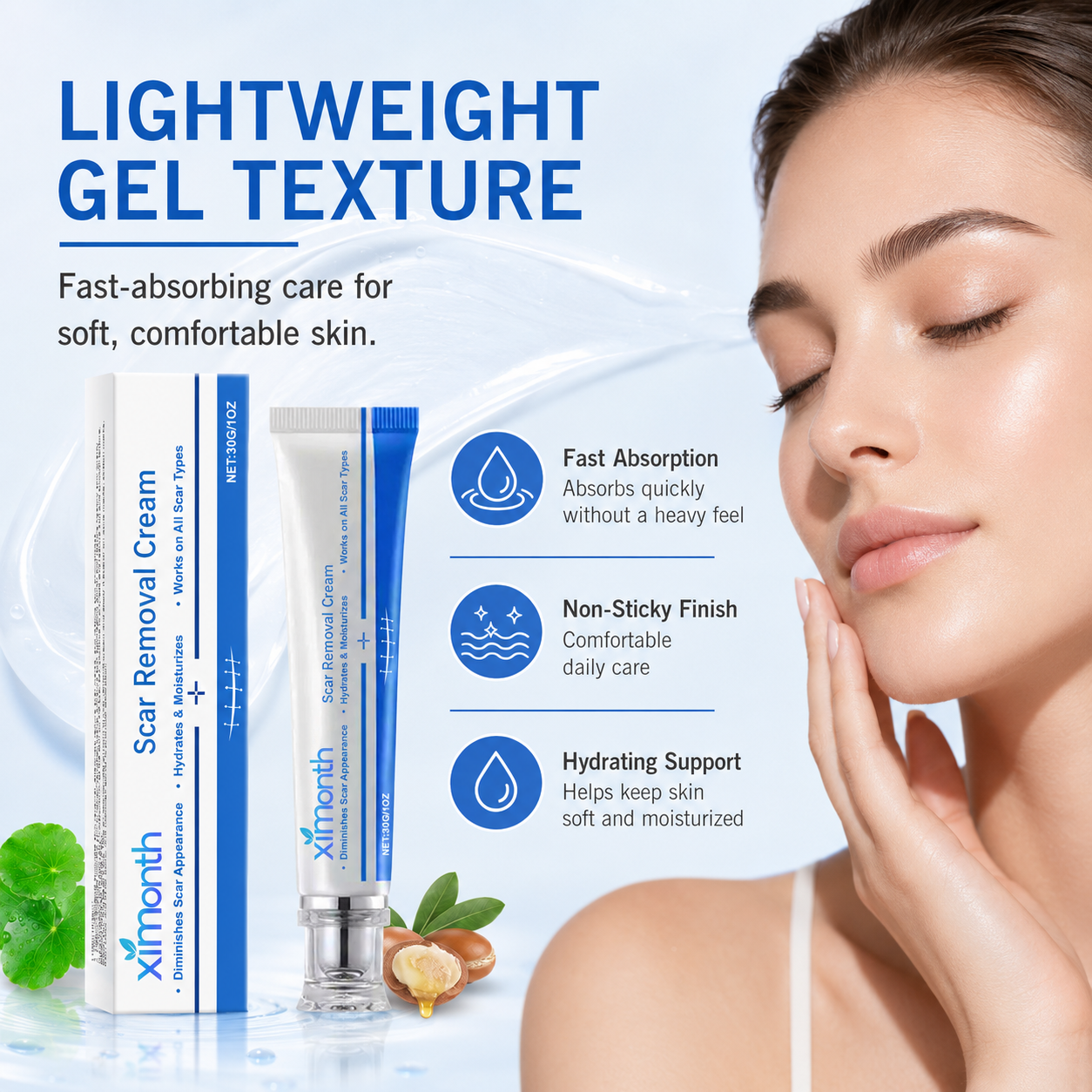 Scar Removal Cream – Smooth, Hydrate & Improve the Look of Scars-HJY