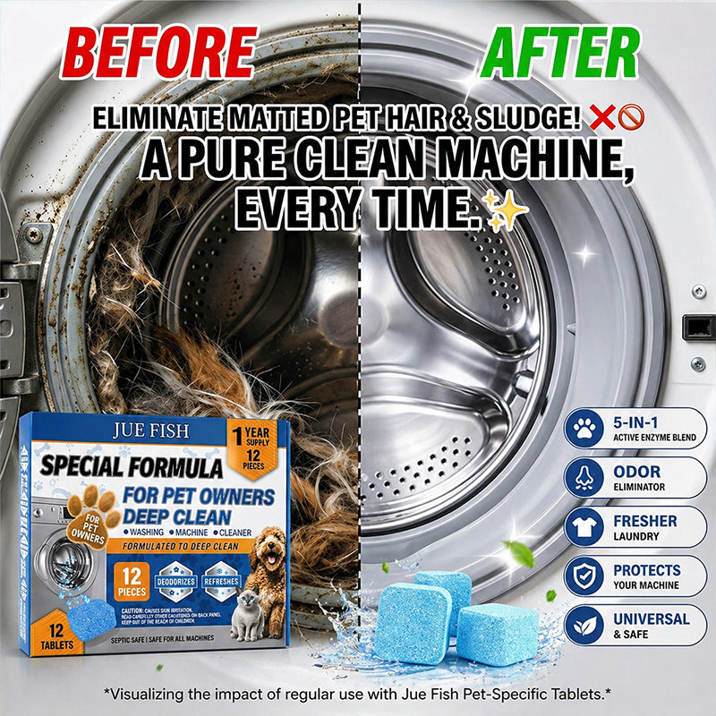Ultimate Pet Hair & Odor Remover! 🐶Flush hair, sludge & odors in one wash. Like new! ✨-III