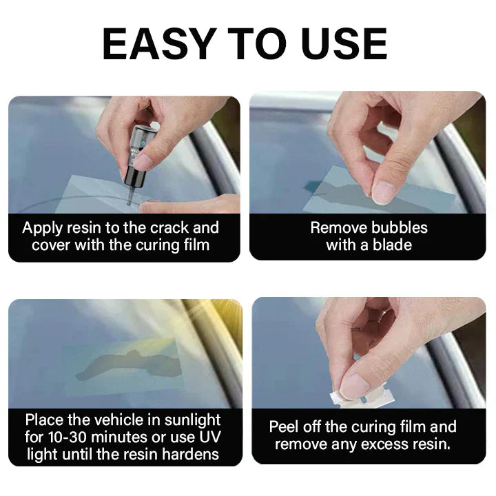 Dealnest™ GlassFix Guard 2026 Windshield CrackRepair Formula-EDC