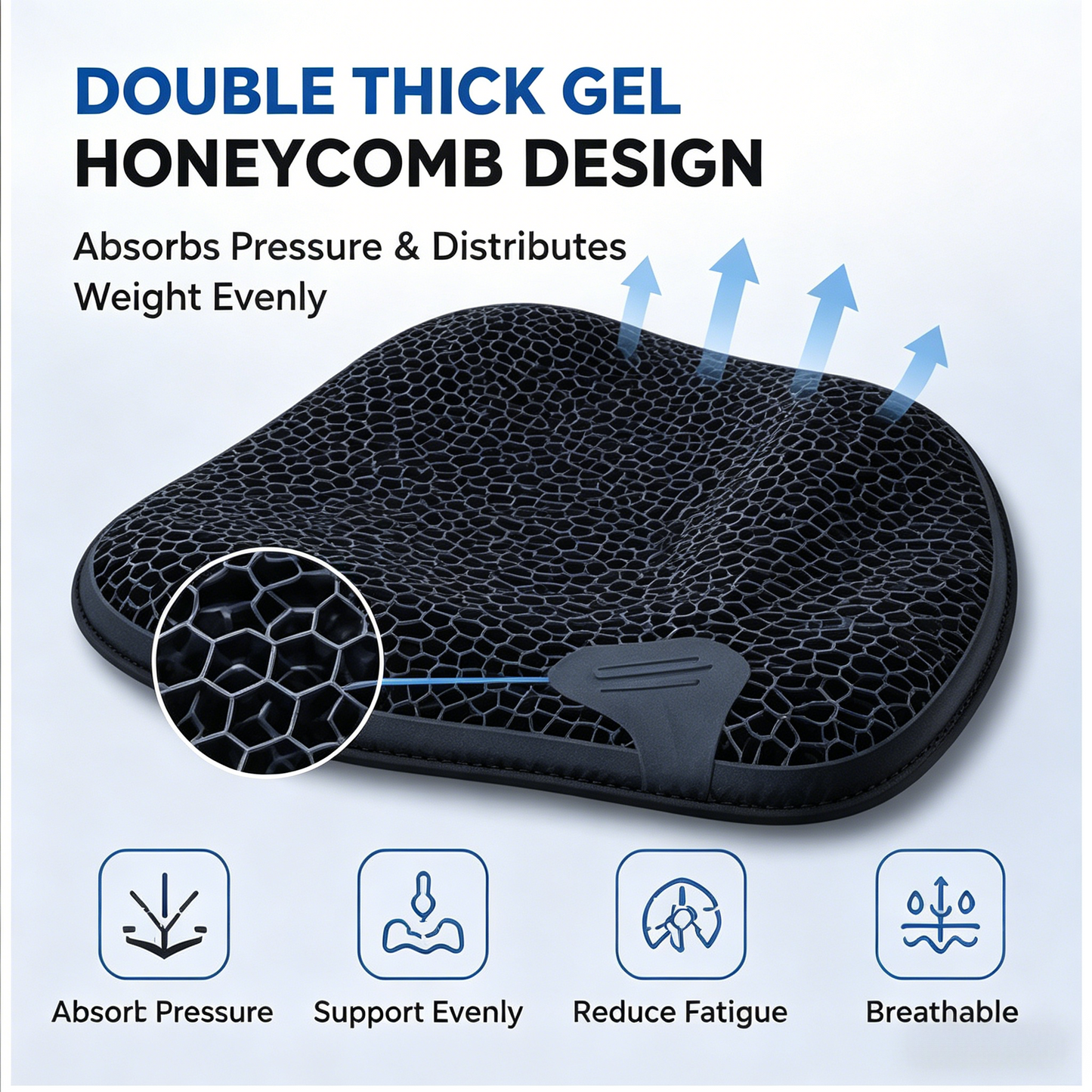 ❄️Cool Gel Car Seat Cushion – Stay Ice-Cold & Pressure-Free All Day-WBJ