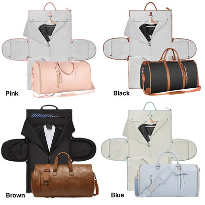 The Ultimate 3-in-1 Travel Duffel: Suit Bag & Luggage Combined ✨Carry your suits, shoes, and 3 days of essentials without a single wrinkle.TSA-approved and ready for takeoff.-III