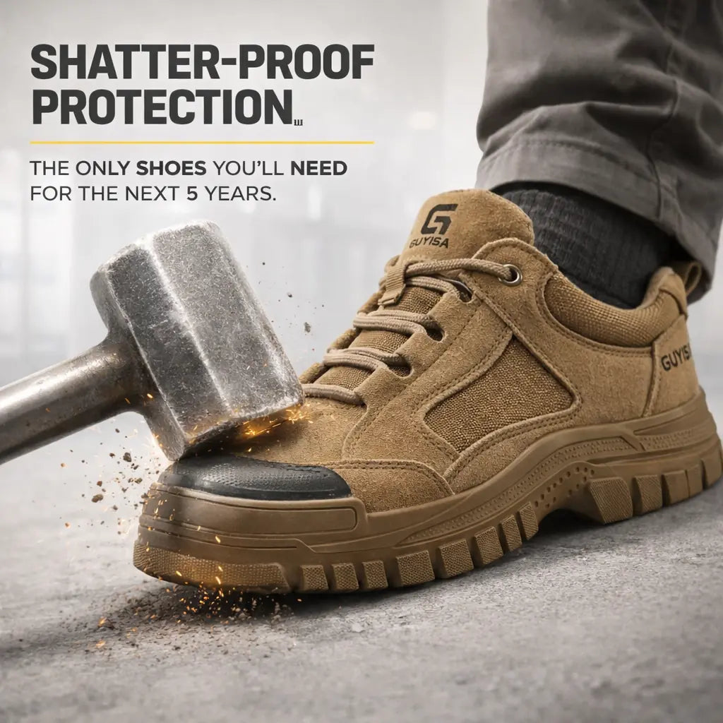 ⚡Comfort & Protection for Men 30+🥾Built for hard work environments✦non-conductive, puncture-resistant, waterproof & slip-resistant✦All-day comfort built 🚚 Today Only: Save 50% + Free Shipping Protected Shipping -III