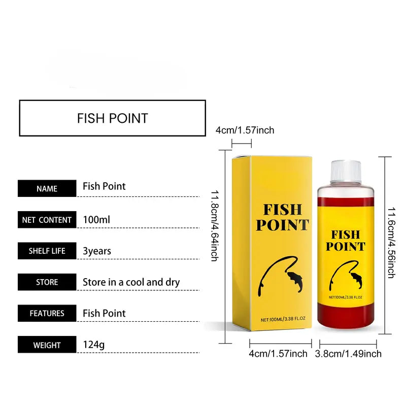 🎣 Ultimate fishing kit 6 pieces Concentrated Fish Attractant - Fast-Acting Red Worm Bait Additive for Freshwater Fishing -III
