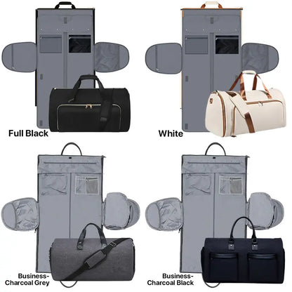 The Ultimate 3-in-1 Travel Duffel: Suit Bag & Luggage Combined ✨Carry your suits, shoes, and 3 days of essentials without a single wrinkle.TSA-approved and ready for takeoff.-III