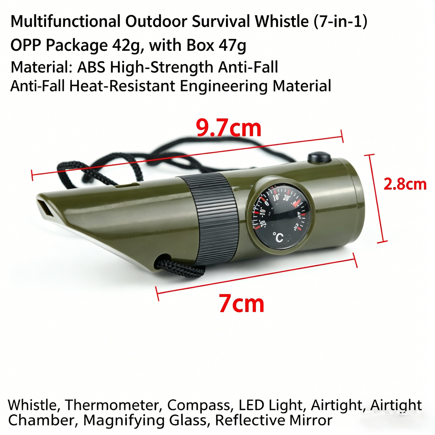 🚨 7-in-1 Emergency Survival Whistle – Your Ultimate Outdoor Safety Companion 🚨-WBJ