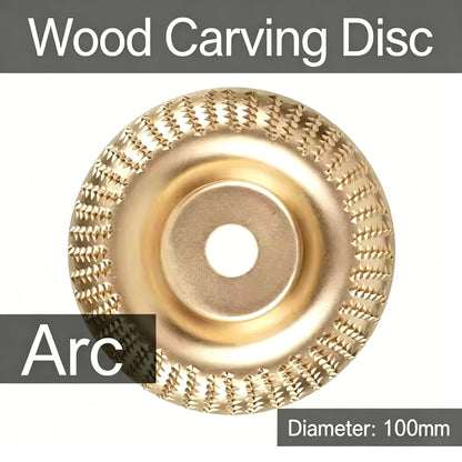 🪵Wood Carving Disc Set for Angle Grinder, Grinding & Shaping Wheel for Wood Cutting, Durable Grinder Attachment Set-JY