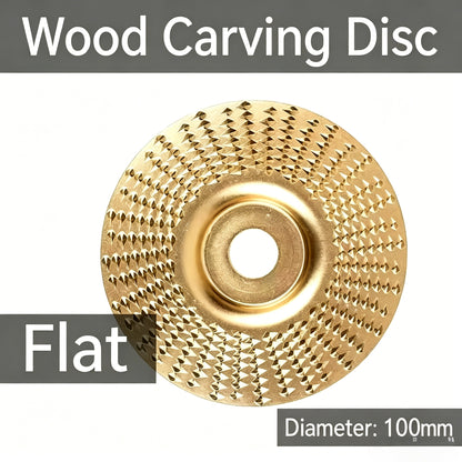 🪵Wood Carving Disc Set for Angle Grinder, Grinding & Shaping Wheel for Wood Cutting, Durable Grinder Attachment Set-JY