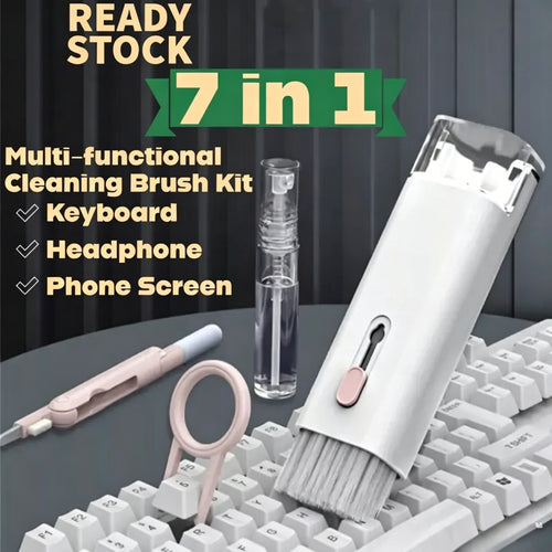 ✨7-in-1 Electronic Cleaning Kit, Keyboard Phone Earphone Cleaning Brush Pen-XLB