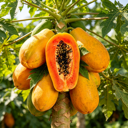 🥭✨ Premium Fresh Golden Papayas | Sweet, Juicy & Sun-Ripened Goodness