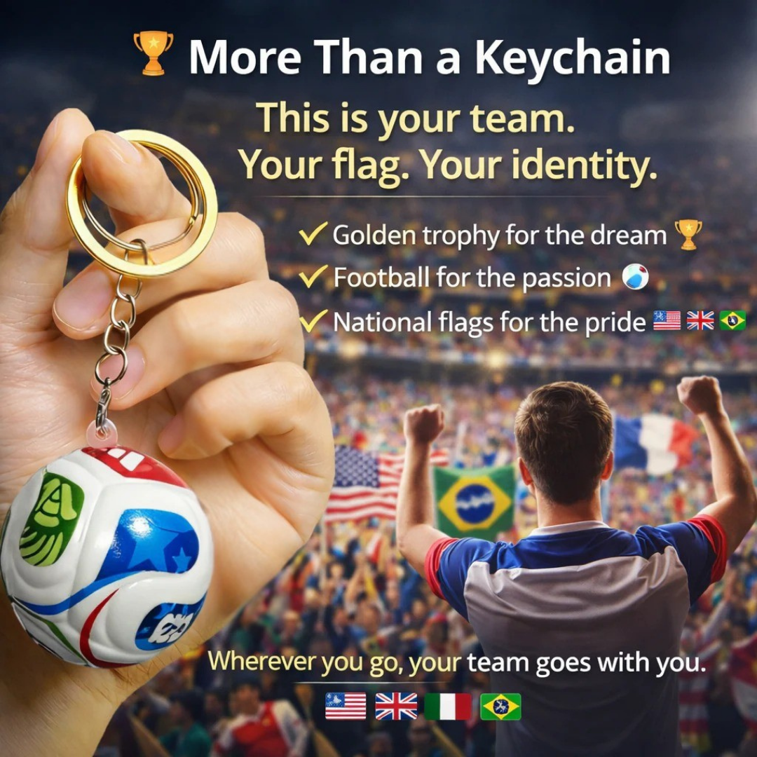 🔥Last Day 50% OFF⚽🏆 2026 Soccer Ball Keychain-JY