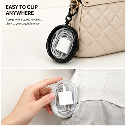 💎 Minimalist Clear Tech Pouch | Stylish & Functional Storage-WBJ
