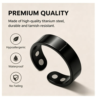 ✨ Natural Health Magnetic Titanium Steel Ring-WBJ