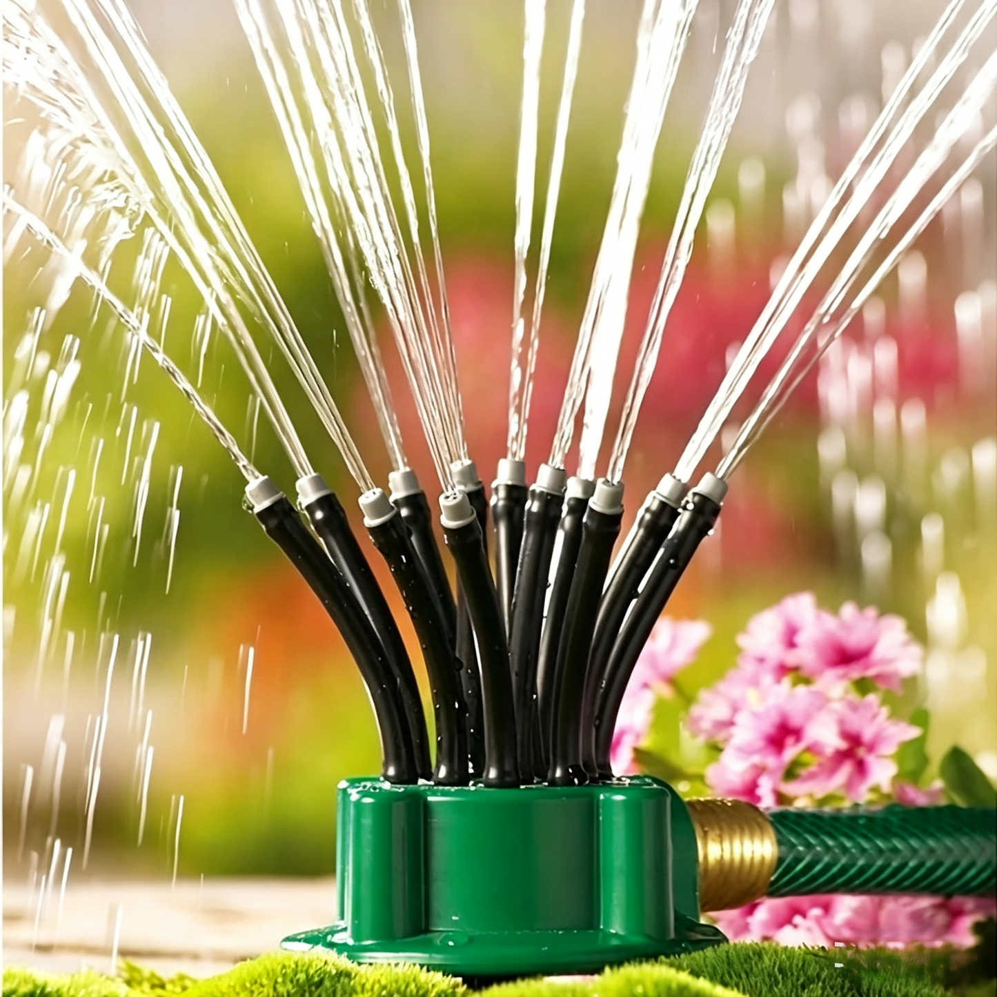 🌱 12-Head 360° Adjustable Garden Sprinkler | Water Every Corner of Your Yard-WBJ