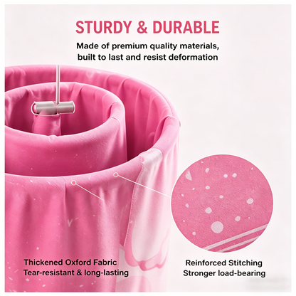 🌬️360° Spiral Bed Sheet & Blanket Drying Hanger | Heavy Duty-WBJ