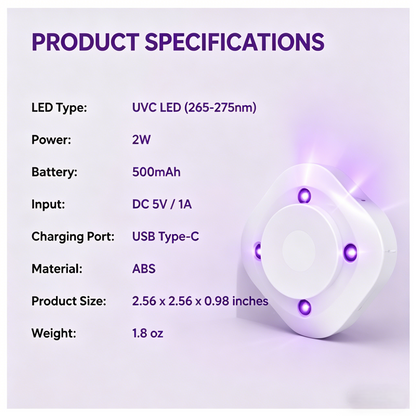 🛁 Bathroom Essential Toilet UV Sterilizer – Auto Sensor, Night Light & Eco-Friendly-WBJ