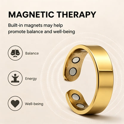 ✨ Natural Health Magnetic Titanium Steel Ring-WBJ
