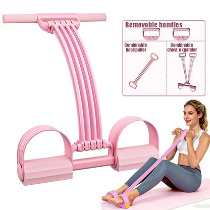 🥇latest pedal resistance device, detachable and adjustable pedal resistance device Multifunction Pedal Resistance Band, Elastic Pull Rope Fitness, Full-Body Workout at Home Gym, Exercise Sit-up, Yoga, Abdominal Training-XLB