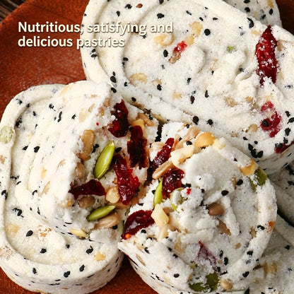 Limited Time Offer Low-Sugar Nut Energy Cake A healthier snack you can't stop eating Real nuts· Low sugar · No preservatives · Handmade style-JY