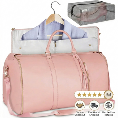 The Ultimate 3-in-1 Travel Duffel: Suit Bag & Luggage Combined ✨Carry your suits, shoes, and 3 days of essentials without a single wrinkle.TSA-approved and ready for takeoff.-III