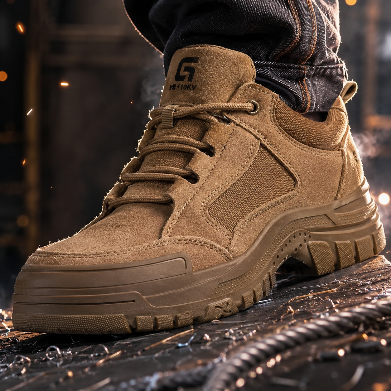⚡Comfort & Protection for Men 30+🥾Built for hard work environments✦non-conductive, puncture-resistant, waterproof & slip-resistant✦All-day comfort built 🚚 Today Only: Save 50% + Free Shipping Protected Shipping -III