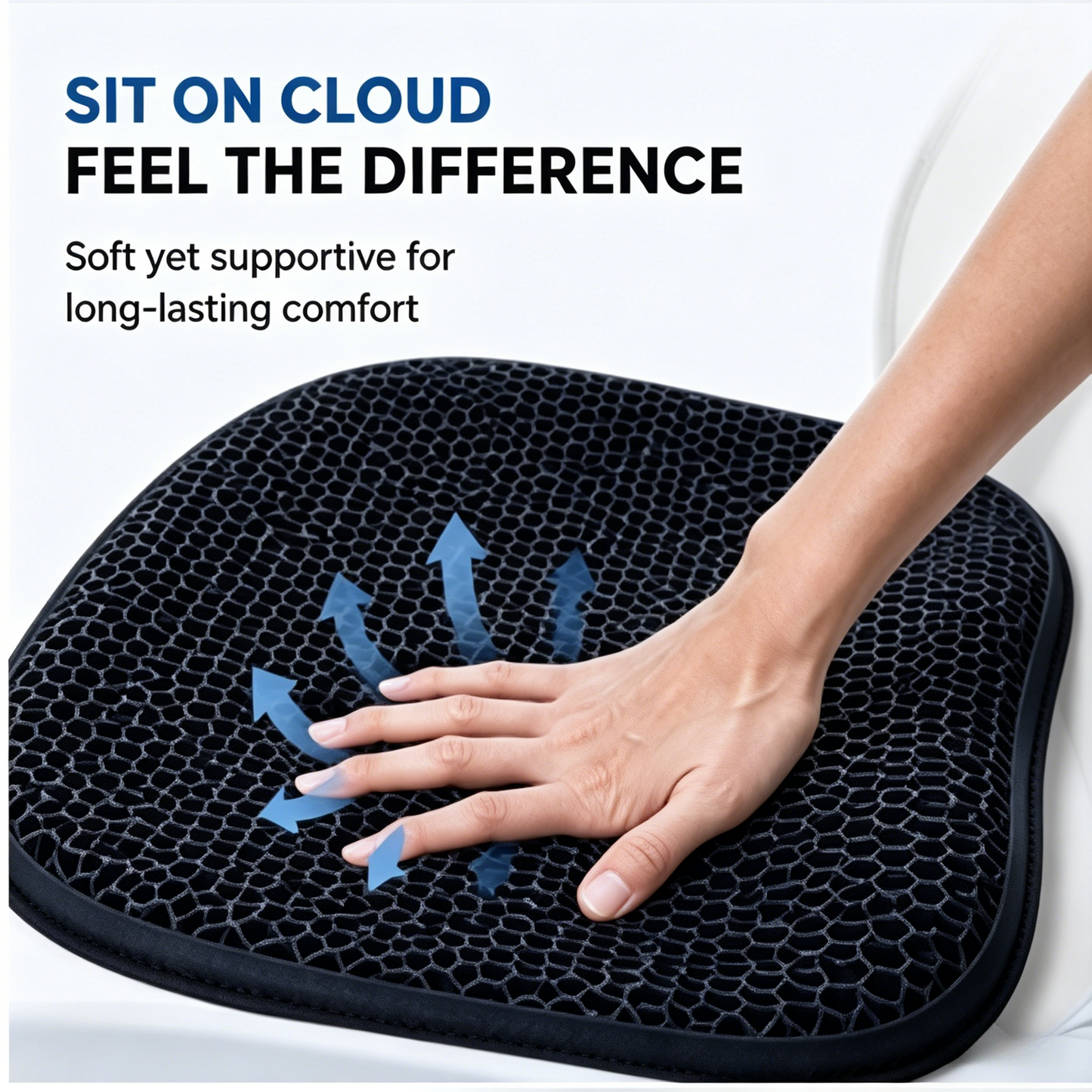 ❄️Cool Gel Car Seat Cushion – Stay Ice-Cold & Pressure-Free All Day-WBJ
