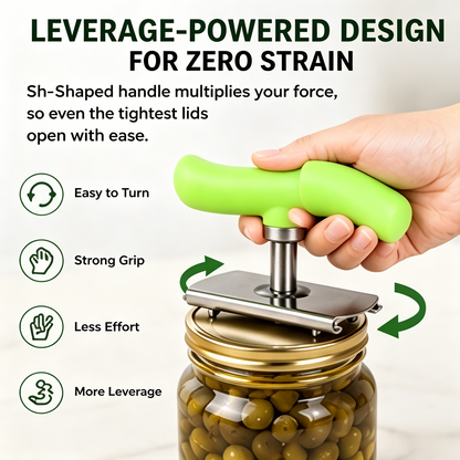 🥫 Adjustable Jar Opener – Effortlessly Twist Open Any Stubborn Lid!-WBJ