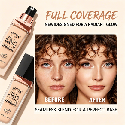 BOB Long-Wearing Foundation, Transfer-Proof, Long Lasting, High Coverage-TRL