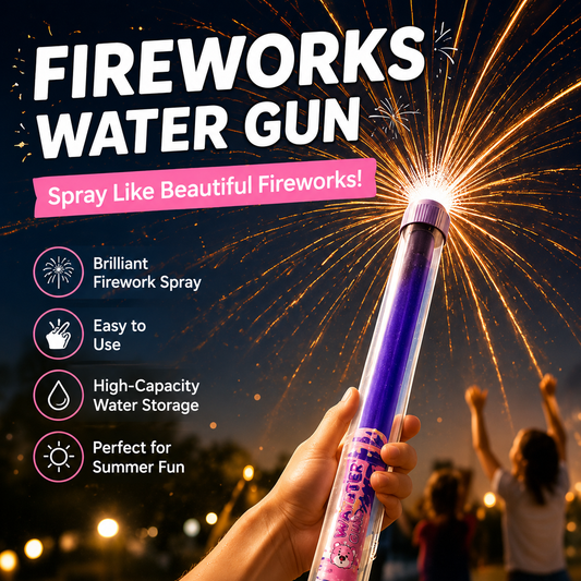 【Summervibes】Fireworks Water Gun, Bulk Squirt Water Blaster Guns, Firework Spray Water Soaker Toy Toys for Pool Party Outdoor Summer Water Games-JY