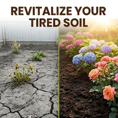 Bring Your Soil Back to Life. No More Drooping Plants or Tired Soil.-JY