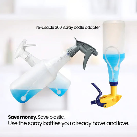 🔥LAST DAY 50% OFF - 🌟💦 3-Pack Universal Fit 360° Spray Bottle Adapter-EDC