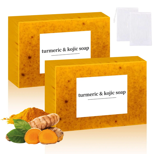 🍋Lemon Turmeric Kojic Acid Soap, Turmeric & Kojic Acid Brightening Soap, Dark Spot Remover, Kojic Acid Soap, Soap Body CareBody Wash Lemon Flawless Organic-xlb