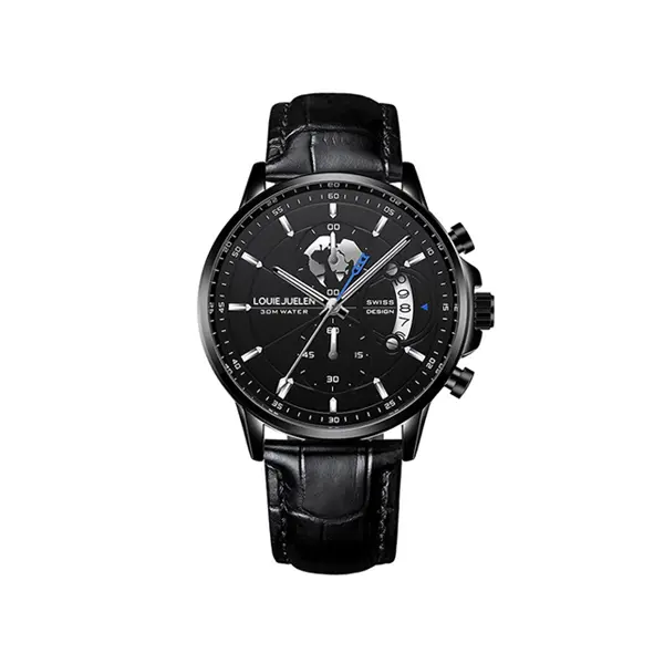 ⌚ Elegant Men's Quartz Watch ✨ Globe Design Business Casual Wristwatch-XLB