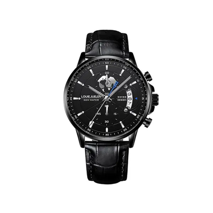 ⌚ Elegant Men's Quartz Watch ✨ Globe Design Business Casual Wristwatch-XLB