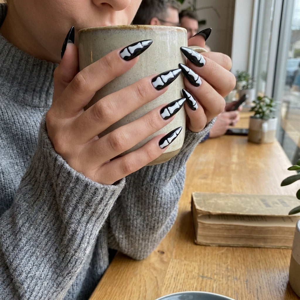 💅High-end press On Nails for Women, Reusable Glue-On Nails, ✨Easy DIY Manicure at Home-XXS