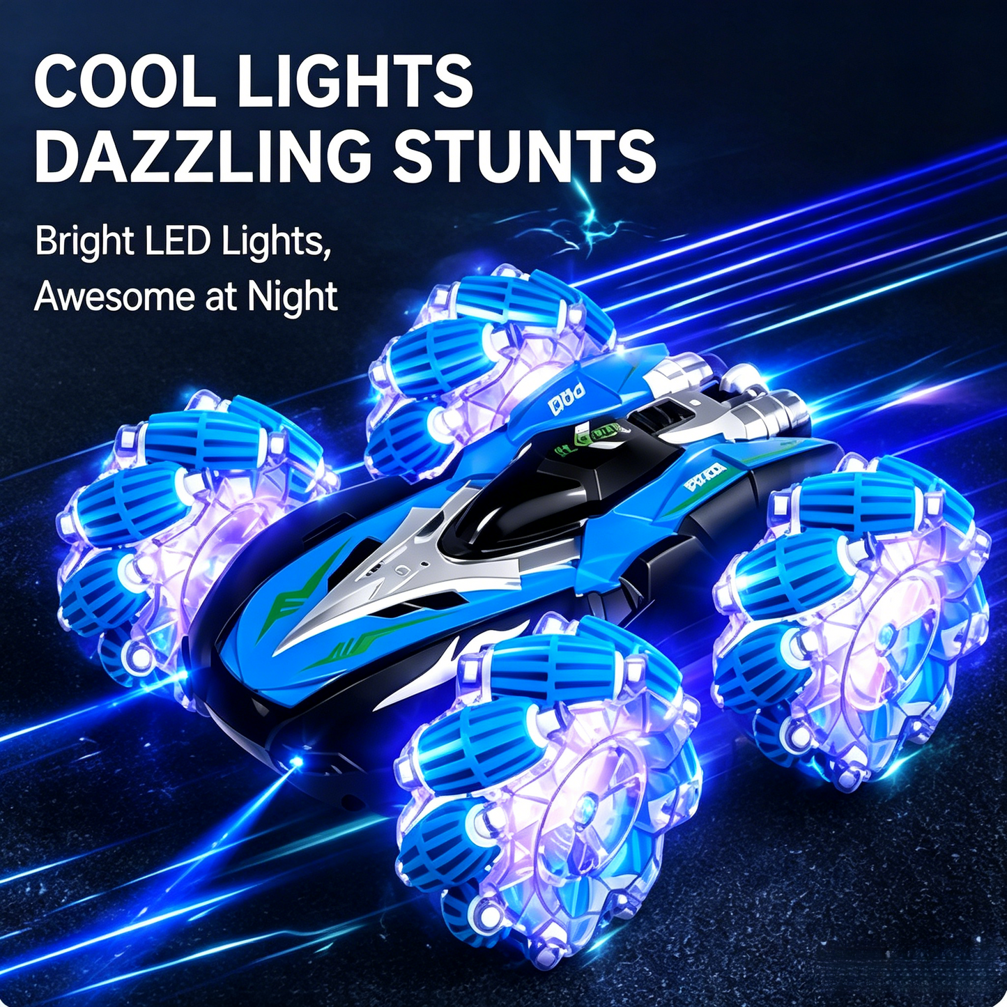 🎇 360° Rotation All Terrain RC Stunt Car Dual Remote Control Drift Car For Kids Gift-LT