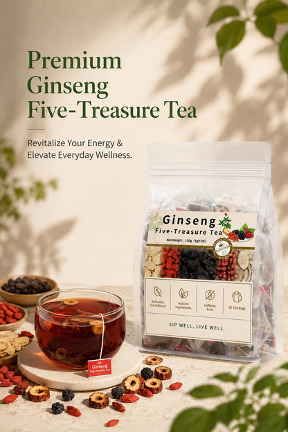 ☕Deep Sleep & Glow Tea  | 100% Organic Ginseng Blend 🌱-III