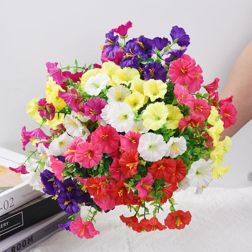 Artificial Flower (16pcs/set), Faux Flower, Decorative Flower for Home Garden, Porch, Window Box, Yard and Seasonal Celebrations, Spring/Summer Decoration, Fruit, Artificial Flower Plant #GLOBAL PICKS-JY