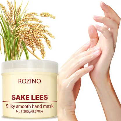 ✨ Sake Lees Hand Mask - Silky Smooth Formula for Hand Skin Care & Moisturization - 280g Net Weight-XLB.