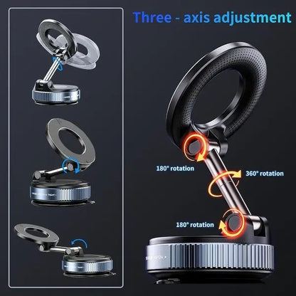 🚗 Super Strong Suction Magnetic Phone Holder for Car & Home -III