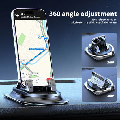 👑[Top1 Seller in US] Premium 360° Dashboard Car Mount | 100% Unobstructed View | Ultra-Stable & One-Handed Operation-III
