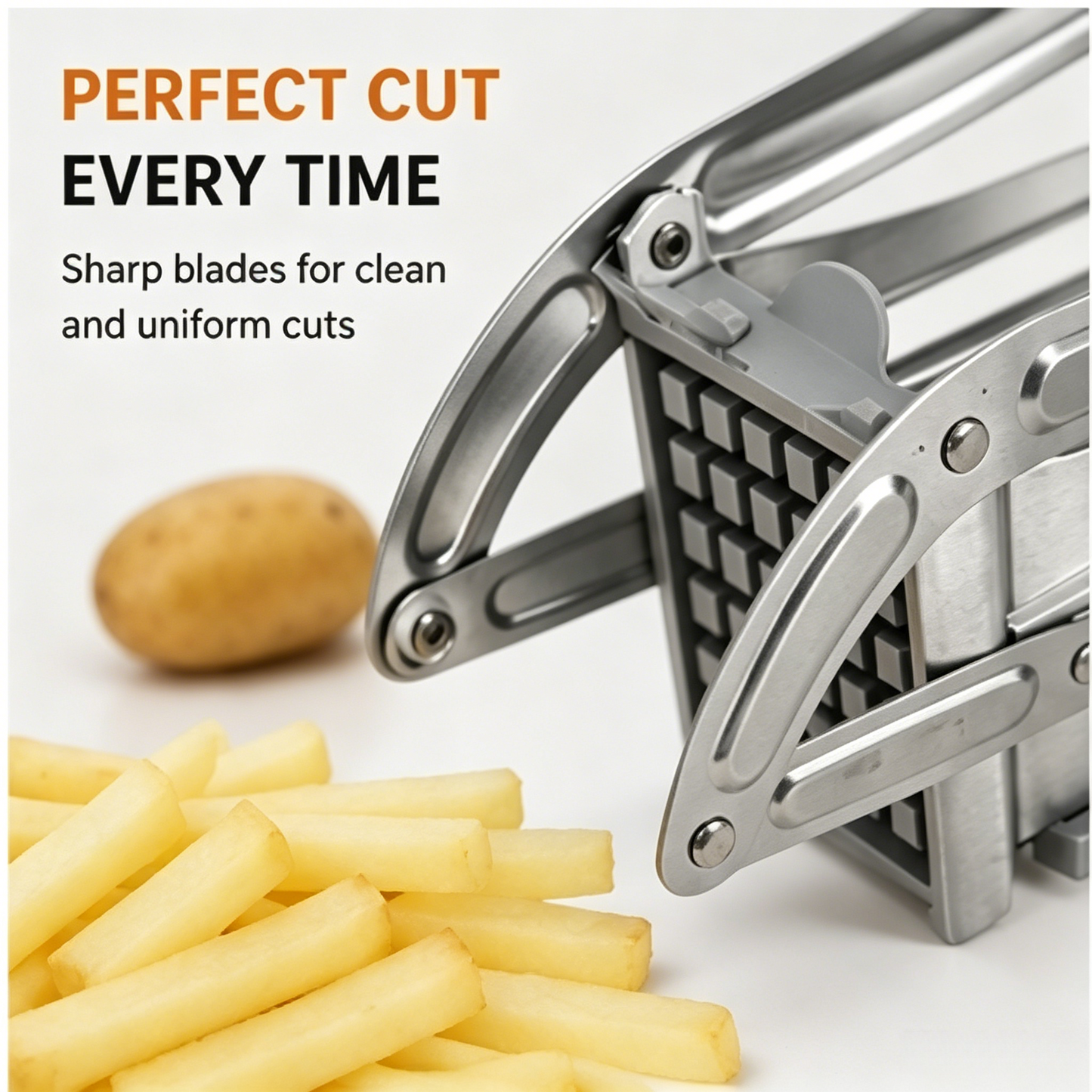 🥕 Multi-Purpose Vegetable Chopper | 2 Blades for Fries, Carrots & More-WBJ