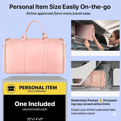 The Ultimate 3-in-1 Travel Duffel: Suit Bag & Luggage Combined ✨Carry your suits, shoes, and 3 days of essentials without a single wrinkle.TSA-approved and ready for takeoff.-III