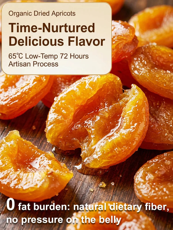 🍑 Naturally Sun-Dried Apricots – Plump, Pitted & Sweetly Chewy Fruit Snack-JY