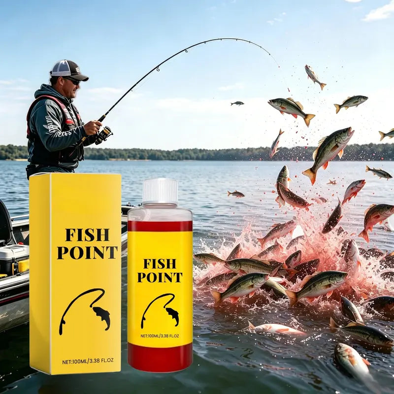🎣 Ultimate fishing kit 6 pieces Concentrated Fish Attractant - Fast-Acting Red Worm Bait Additive for Freshwater Fishing -III
