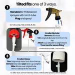 🔥LAST DAY 50% OFF - 🌟💦 3-Pack Universal Fit 360° Spray Bottle Adapter-EDC