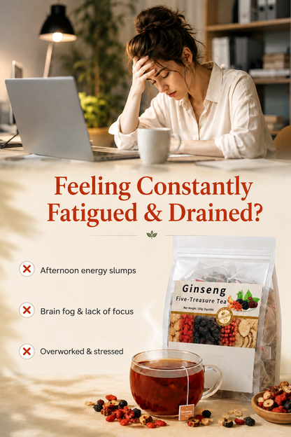 ☕Deep Sleep & Glow Tea  | 100% Organic Ginseng Blend 🌱-III