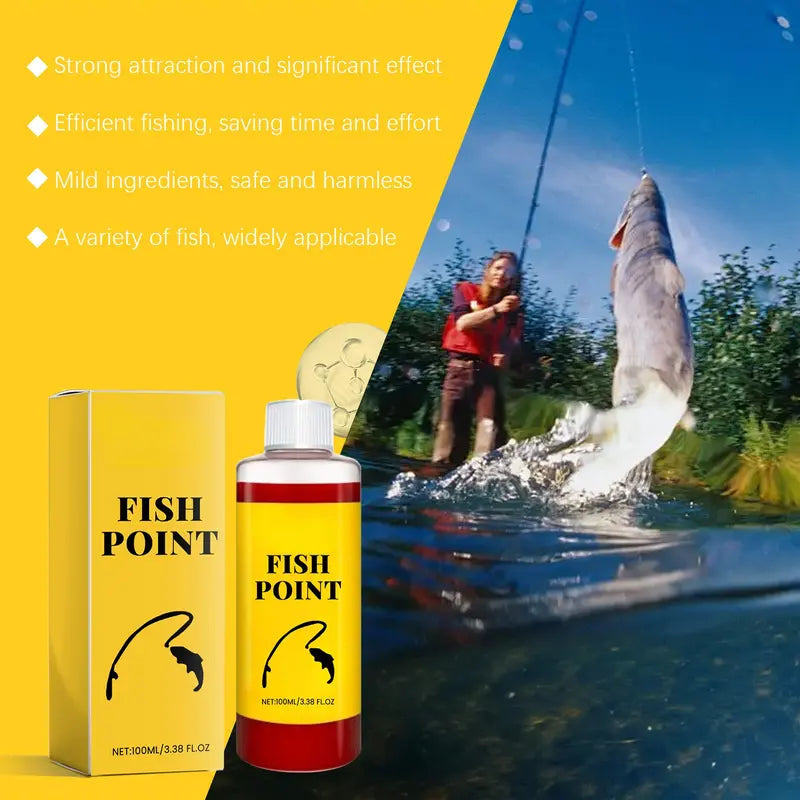 🎣 Ultimate fishing kit 6 pieces Concentrated Fish Attractant - Fast-Acting Red Worm Bait Additive for Freshwater Fishing -III