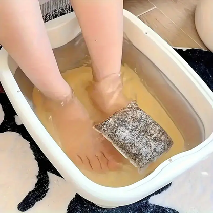 🐳Portable Folding Foot Bath Tub with Massage Function, Space-Saving Design, Hanging & No Power Required, Home Bedroom Bathroom Accessory, Home Goods-XLB